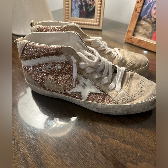 Golden Goose Midstar Glitter Sneakers - Picture 2 of 10